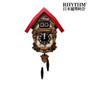 【RHYTHM 麗聲】官方直營  田園鄉村玫瑰森林木屋咕咕鐘(玫瑰森林)