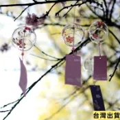 免運+臺灣出貨 玻璃櫻花風鈴 鈴鐺 創意卧室掛件 冥想 夏日和風掛飾門飾 女生