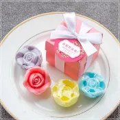 母親節小禮物 活動贈品 Pink粉紅盒裝 玫瑰皂禮盒 1入 活動贈品