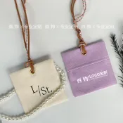 【客製化】飾品袋 首飾袋 包裝袋 酉物純棉香包logo定制小清新布袋香囊空袋贈品包裝禮品袋