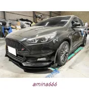 LI✌適用FOCUS MK3.5 ST 直上型 鋼琴烤漆黑 專用前下巴 前定風翼 前鏟 前擾流板 下擾流板 ✌88