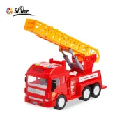 【Slider 滑來滑趣】 聲光磨輪工程車(消防雲梯車)  /磨輪車｜台灣現貨｜品牌旗艦店｜商檢合格