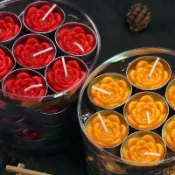 臺灣爆款蓮花燈新款酥油燈4小時100粒長明燈油酥燈油家用無煙環保批發蠟燭