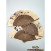 扇子 漢服扇 手扇 舞蹈扇 手工扇子古風6寸女古典折扇子紙扇雙面串竹扇禮品扇香扇工藝扇禮品