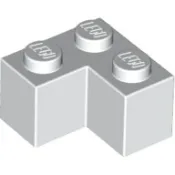 LEGO 樂高 2357 白色 顆粒L型轉角磚 Brick 2x2 Corner 235701 6548253
