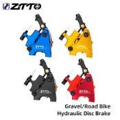 Ztto 公路自行車液壓碟剎平裝轉子剎車雙 Povit 卡鉗 CNC 自行車機械拉線