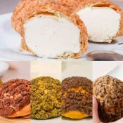 (店+)【CHAOBY 超比食品】甜點夢工廠-綜合桃酥泡芙6入禮盒 點心 慶生 派對 下午茶 網路熱銷款 伴手禮