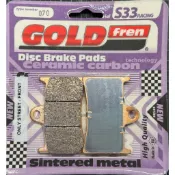 【現貨】goldfren 【金屬燒結】S33 競技版 FA252 HH 雙子星 對四 卡鉗 來令 TMAX