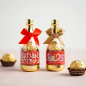 Chichi's 婚禮小物 2025新年蛇年限定香檳金莎瓶 企業禮贈 行銷尾牙 福委活動 金莎巧克力 巧克力 新年小物
