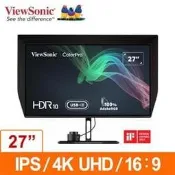 暑假優惠ViewSonic VP2786-4k 27吋IPS 4K UHD內建照明燈光便攜磁吸式遮光罩
