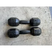 二手 鑄鐵啞鈴 14磅 14P 1磅1P 3支 50元
