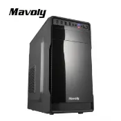 可超商取貨 Mavoly 松聖  葡萄柚 黑色 Micro ATX 電腦機殼