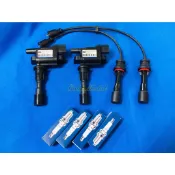 ※貳四貳※FORD 福特 TIERRA ACTIVA 1.6 考耳(士電) 點火線圈2支 全新+高壓線一組+火星塞4顆