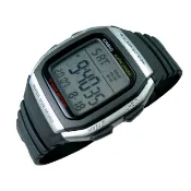 附發票 台灣卡西歐公司貨【時間光廊】CASIO 卡西歐 銀 十年電池 第二時間 W-96H-1A