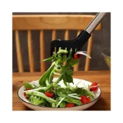 (店+)【ECHO】日本製耐高溫防滑落料理夾  ( 食物夾 防燙夾 義大利麵夾 沙拉夾 不沾鍋夾 不傷鍋具 麵條夾 )  小日驚奇