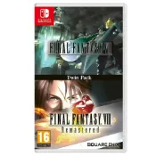 (店+)【Nintendo 任天堂】【AS電玩】NS Switch 最終幻想 太空戰士7／8 合輯 FINAL FANTASY VII & VIII 英文版