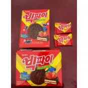 韓國🇰🇷皇冠crown巧克力派 草莓 葡萄 夾心巧克力派 草莓夾心巧克力派 216g 300g CHOCOVIC PIE