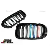 全新 BMW F25 F26 X3 X4 後期 M LOOK 亮黑金屬三色 Grille 水箱罩 大鼻頭 水箱護罩