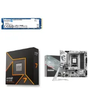 (店+)【AMD 超微】〈自MO價〉R7 9700X+微星 B850M GAMING PLUS WIFI6E 主機板+金士頓 SSD