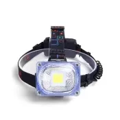 充電頭燈 LED強光頭燈 強力手電筒 頭戴式頭燈 露營頭燈 充電式頭燈 釣魚燈 B-W606(修車工作燈 紅藍閃爍)