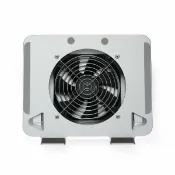 漣漪生活 【強效降溫】筆電散熱器 筆記型電腦散熱墊 遊戲本散熱支架 鋁合金散熱座 大風力靜音風扇 吹風式散熱 可調節角度 適用15.6吋以下 輕巧便攜