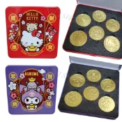 【現貨開發票】三麗鷗 酷洛米 金幣巧克力 風味糖 造型巧克力 hello kitty【正版授權】鐵盒 禮盒 禮物 B1