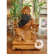 【九龍佛具】文關公閱春秋 關聖帝君 恩主公 關雲長(頂級樟木8吋8高)佛像佛桌神桌佛櫥神明彩聯對佛聯公媽龕批發@台北板橋