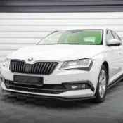 Skoda Superb MK3 前下 後下 側裙 鴨尾 尾翼 下巴 擾流 Maxton Design  【YG】