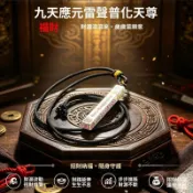 新款限時下殺🔥 九天應元雷聲普化天尊吊墜 道家招財納福項鍊 國潮復古掛件 男女