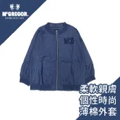 【✨親子童裝館✨】春夏女生 棉質外套 薄外套 仿牛仔棉 休閒外套 圓領外套 親膚柔軟《McGregor瑪格麗格》