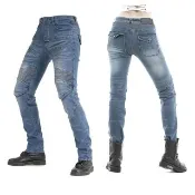 【Supamoto】防摔護具牛仔褲(防摔褲/刷色/護具/護膝護腿/彈性防護)
