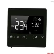 用於家庭可編程電地暖系統溫度調節器 AC 85-250V 溫度控制器的 LCD 觸摸屏恆溫器