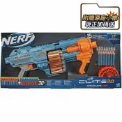 橘板機NERF 孩之寶 菁英系列 2.0 爆震波 RD-15 軟彈槍 15發轉輪連發 贈原廠小槍 兒童玩具 戶外競技