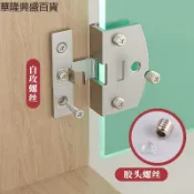 【華隆興盛百貨】玻璃櫃門鉸鏈免開孔酒櫃展示櫃玻璃夾寵物櫃門鉸免打孔合頁不鏽鋼
