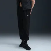 NIKE 長褲 女 運動褲 中磅高腰寬褲 AS W NSW PHNX FLC HR OS PANT 2 黑 FZ5997-010