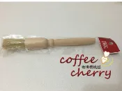 〈咖啡櫻桃屋〉精品咖啡豆 喬尼亞木製毛刷 純豬棕毛 營業用 家用 磨豆機 咖啡機 清潔 手沖咖啡