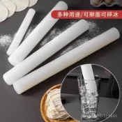 擀麵杖 硅膠食烘焙傢用擀麵杖防黴防滑擀餃子皮不沾麵不變型通用 塑膠小長桿 擀麵棍 桿麵棒 揉麵棍pp加粗擀麵杖多功能商用