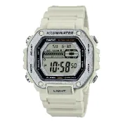大高雄鐘錶城 CASIO 卡西歐 MWD-110H-8AV 稜角分明搶眼吸睛潮流腕錶 白面 47.2mm｜樂天領券現折★全館特惠中★指定刷卡回饋10%