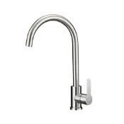 (店+)【LOLAT 羅力】LOLAT 羅力 KNX2679 不鏽鋼304立式水龍頭   廚房龍頭 檯面龍頭 鎳色