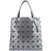 ISSEY MIYAKE 三宅一生 BAOBAO 銀色三角格7x7肩背/手提包