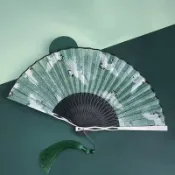 摺扇古典金屬骨架鐵扇子男防身鋁合金摺扇霸氣白色流蘇古風山河令道具 摺扇古典金屬骨架鐵扇 🍒ruyi0507ruyi🍒