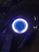 光陽 仿賽酷龍LED遠近燈魚眼大燈總成 HID魚眼總成