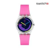 Swatch NEON PINK PODIUM 經典手錶/男錶/女錶/瑞士製造 SO28K111 (34mm)