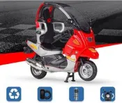 「車苑模型」WELLY 1:18 BMW C1 摩托車