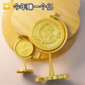 永動機擺件 療癒擺件 桌面擺件 交換禮物 時尚純合金一個億轉轉解壓擺件辦公桌面旋轉手把時來運轉寓意財富s_jbs