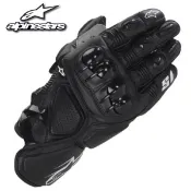 Alpinestars S1 賽車手套摩托車賽車皮革全指街頭手套騎行皮手套