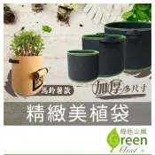 精緻美植袋 加厚美植袋 美植袋 馬鈴薯袋 土豆袋 種菜袋 種草莓袋 移植袋 種菜盆【綠色山嵐】