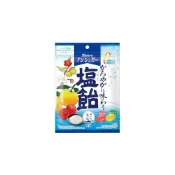 (店+)【Kanro 甘樂】+爆買日本+無糖 塩飴 70g 硬糖 梅子&柚子風味 鹽糖 瀨戶內藻鹽 零砂糖 糖果 日本原裝進口