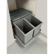 (店+)廚房水槽櫃開門櫥櫃嵌入式垃圾桶櫃內隱藏淺窄廚櫃垃圾筒分類清潔