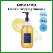 (店+)【AROMATICA】Aromatica 茶樹淨化洗髮精 400ml | 750ml | 1L | 天然無硫酸鹽髮洗